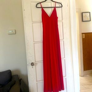 Lulus Limousine Queen Maxi Dress Red